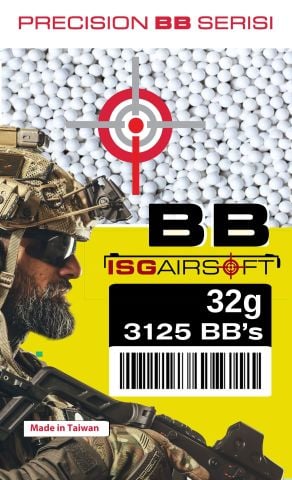 ISGairsoft TAYVAN 0.32g BB Airsoft 3125adet 1KG