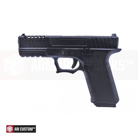 AW Glock17 MOS ZEV Tipi Reddot Yuvalı SIYAH Airsoft GBB Tabanca