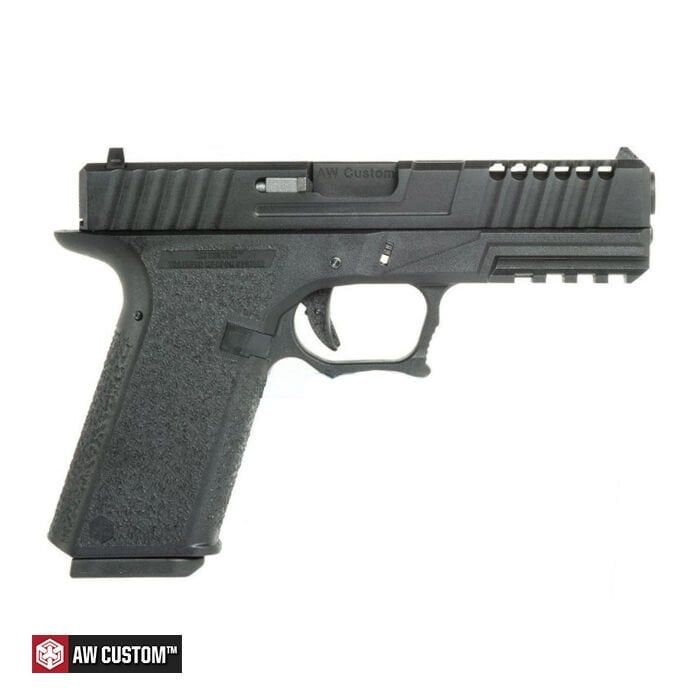 AW Glock17 MOS ZEV Tipi Reddot Yuvalı SIYAH Airsoft GBB Tabanca