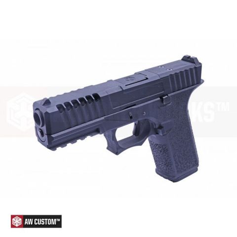AW Glock17 MOS ZEV Tipi Reddot Yuvalı SIYAH Airsoft GBB Tabanca