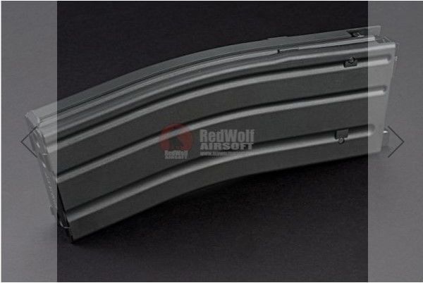 EMG LANCER SYSTEMS L5AWN 30RDS GAS MAGAZINE FOR TOKYO MARUI MWS GBBR (300BLK) BY CYMA - BK