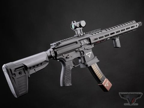 JW SIG ProForce CARBON MPX AEG w/ EMG TTI JW Suite Airsoft Tüfek (Faux Carbon Fiber Handguard)
