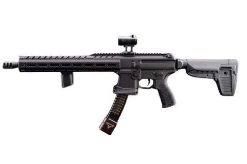 JW SIG ProForce CARBON MPX AEG w/ EMG TTI JW Suite Airsoft Tüfek (Faux Carbon Fiber Handguard)
