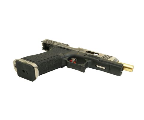 WE Glock G34 T3 GBB Airsoft Tabanca SV Kızak / GOLD Namlu /  BK Gövde