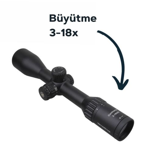 Continental x6 3-18x50 CDM Hunting Tüfek Dürbünü