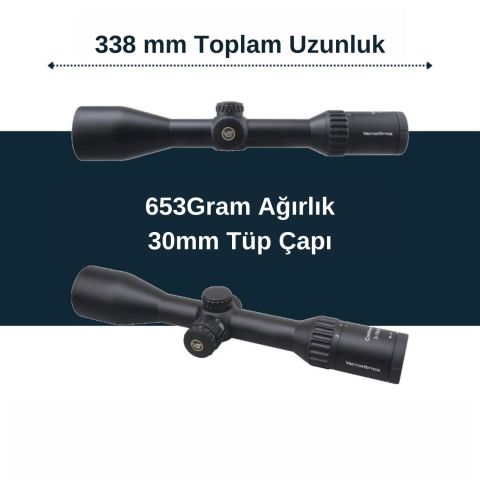 Continental x6 3-18x50 CDM Hunting Tüfek Dürbünü