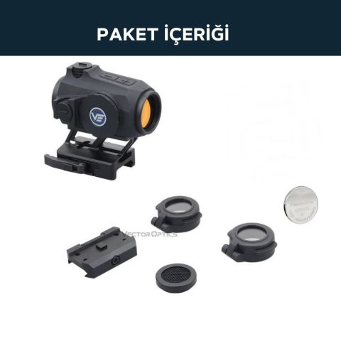 Maverick-IV 1x20 Mini Reflex Sight MIL RUBBER SIYAH