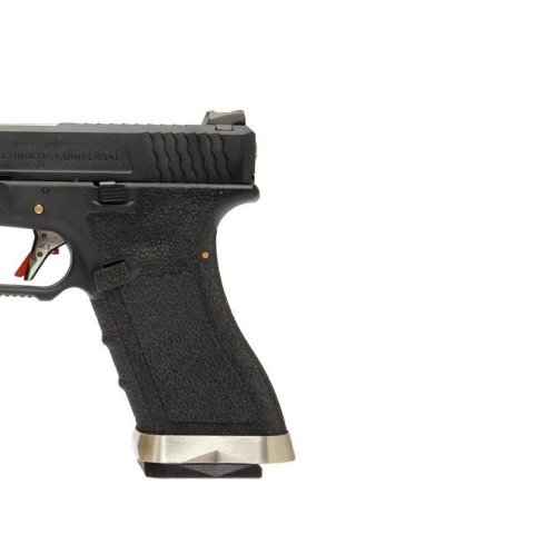 WE Glock 17 T5 Black/Silver GBB Airsoft Tabanca
