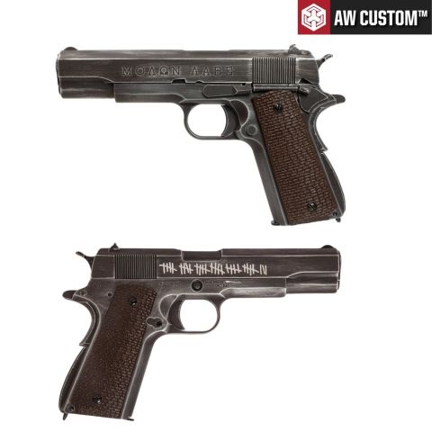 Armorer Works  Full Metal ''Molon Labe'' 1911A1 - Brown Grip