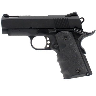 AW COLT 1911 COMPACT BLACK Full Metal Airsoft GBB Tabanca NE1002