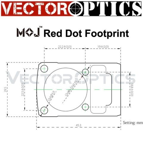 Vector Optics Frenzy-X 1x22x26 MOS RD 3MOA IP6 (MOJ) Red Dot Nişangah