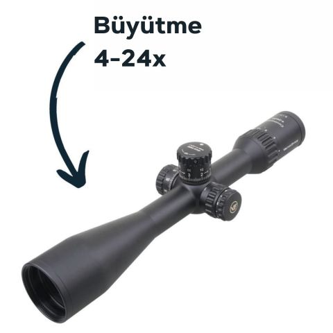 Continental x6 4-24x50 ARI Tactical Tüfek Dürbünü