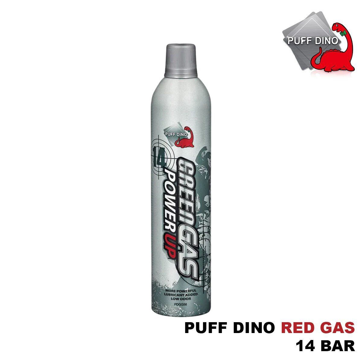 Puff Dino Red Gas 560 ML