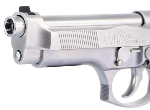 Samurai Edge M9 Airsoft GBB Tabanca- SILVER Gümüş