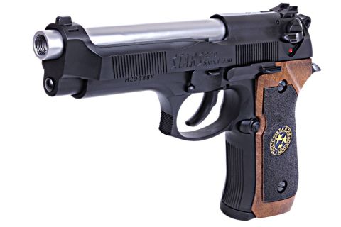 Samurai Edge M9 Airsoft GBB Siyah Tabanca- Ağaç Kabzalı