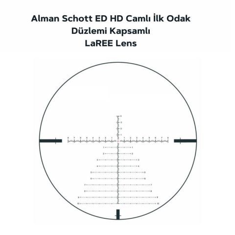 Vector Optics 34mm Continental 3-18x50FFP Tüfek Dürbünü SCFF-28