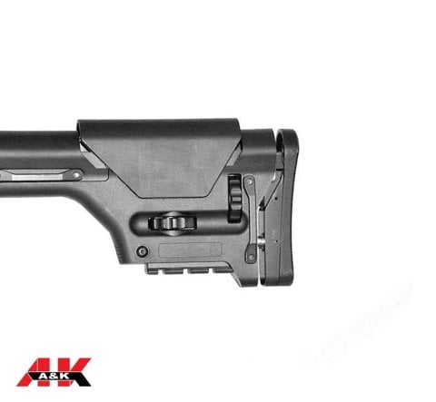 A&K M4 DMR Diamond Head Susturucu Replikalı AEG Airsoft Tüfek - Siyah