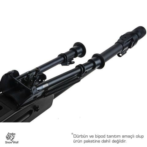 SnowWolf SV-98 SIYAH Bolt Action Airsoft Sniper Tüfeği