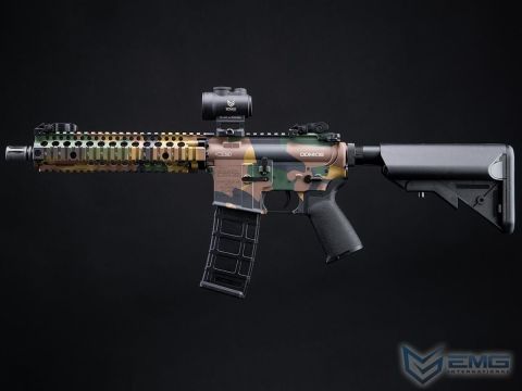 EMG Daniel Defense Lisanslı DDMK18 WOODLAND Airsoft AEG Tüfeği, CYMA Platinum QBS