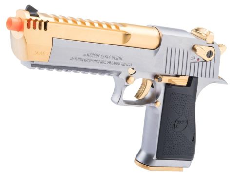WE AW DESERT EAGLE L6 GOLD SILVER GAS GBB AIRSOFT TABANCA DE0205