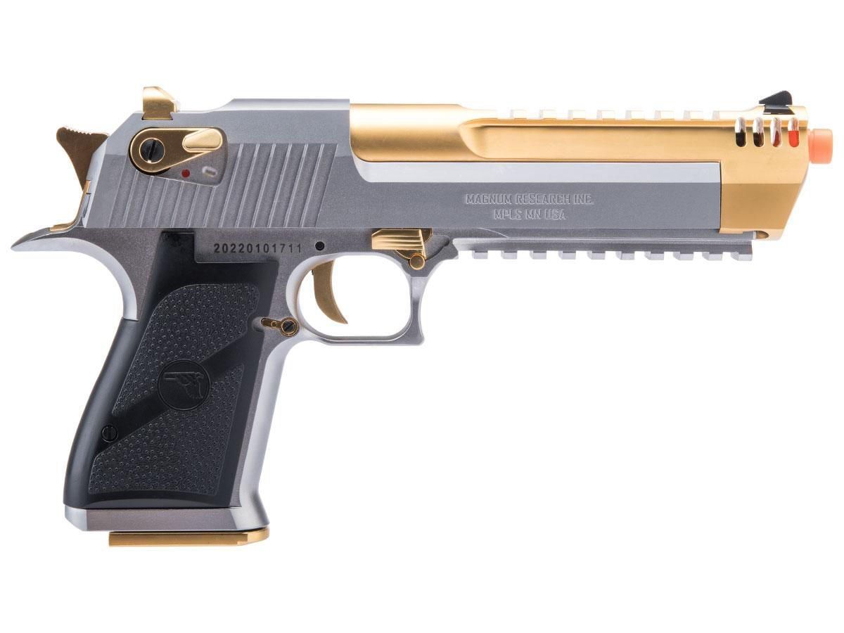 WE AW DESERT EAGLE L6 GOLD SILVER GAS GBB AIRSOFT TABANCA DE0205