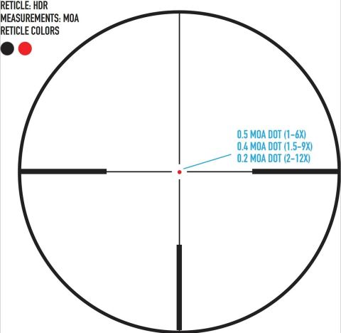 Sightmark Presidio 1.5-9x45HDR SFP Tufek Dürbünü