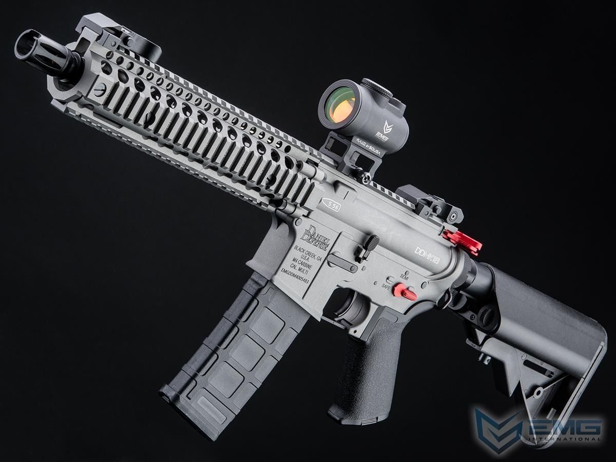 EMG Daniel Defense Lisanslı DDMK18 SILVER Airsoft AEG Tüfeği, CYMA Platinum QBS