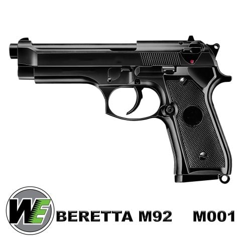 Airsoft Tabanca WE Baretta M92  Siyah WE-M001-M92-(BK)