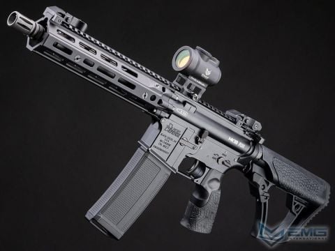 EMG HELIOS Daniel Defense Lisanslı MK18 RIII SIYAH Airsoft AEG Tüfeği, CYMA Platinum QBS