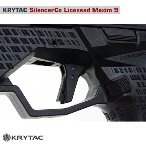 KRYTAC SilencerCo Maxim9 DEPLOYMENT PACK Airsoft Tabanca SIYAH