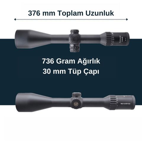 Continental x8 3-24x56 SFP Hunting ED Tüfek Dürbünü