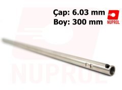 NUPROL Airsoft 300mm (6.03mm) Paslanmaz Çelik Namlu