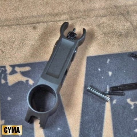 CYMA AK Alüminyum Airsoft Tüfek Ön Nişangah - Metal / Mat Siyah