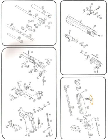 WE HI-CAPA 5.1 GBB GAS OUTLET VALVE / GAZ ÇIKIŞ VALFİ PARÇA #76