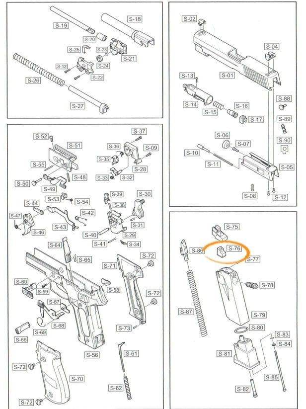 WE F226 - F228 - F229 - MK25 Gas Router - Gaz Dağıtıcısı/ Parça #76