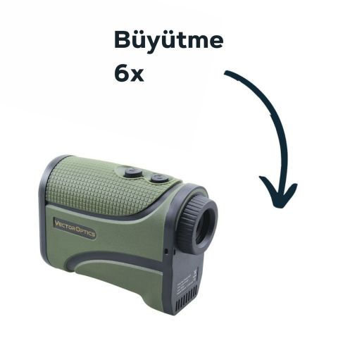 Vector Optics PARAGON 6X25 GEN2 1800METRE MESAFE BULUCU Range Finder 2000yrds