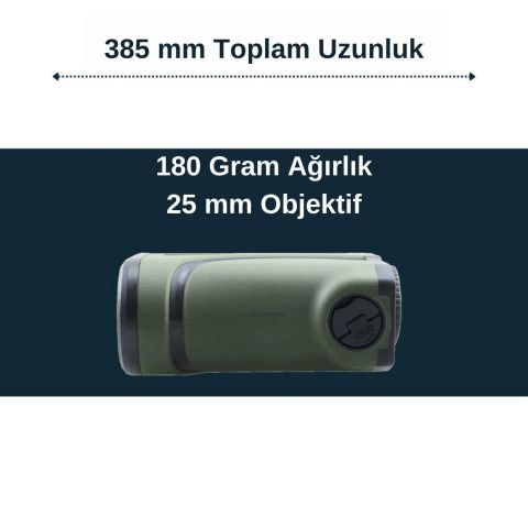 Vector Optics PARAGON 6X25 GEN2 1800METRE MESAFE BULUCU Range Finder 2000yrds