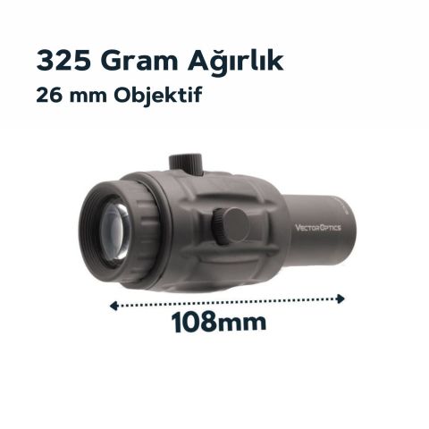 VECTOR 3x MAGNIFIER Yakınlaştırıcı SCOT-07A  SCMF-11