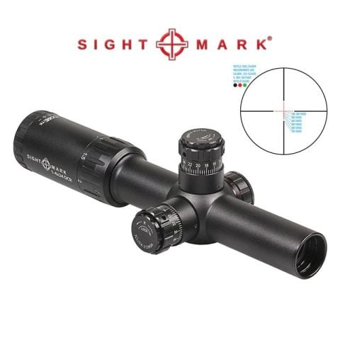 Sightmark Core TX 1-4x24DCR .223/.308 BDC Dual Caliber Tüfek Dürbünü