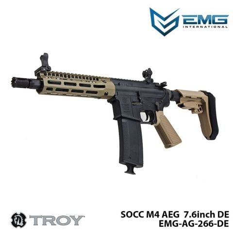 Airsoft Tüfek KİNG ARMS EMG Troy Industries SOCC M4 7.6'' EMG-AG-266-DE