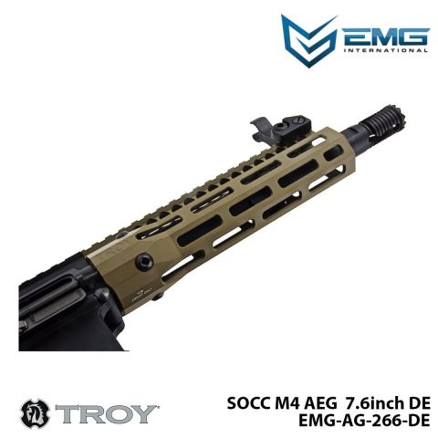 Airsoft Tüfek KİNG ARMS EMG Troy Industries SOCC M4 7.6'' EMG-AG-266-DE