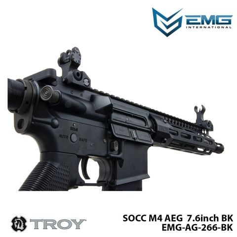 Airsoft Tüfek KİNG ARMS EMG Troy Industries SOCC M4 7.6'' EMG-AG-266-BK