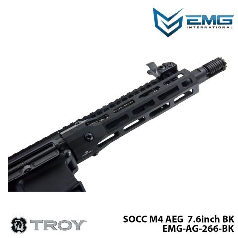 Airsoft Tüfek KİNG ARMS EMG Troy Industries SOCC M4 7.6'' EMG-AG-266-BK