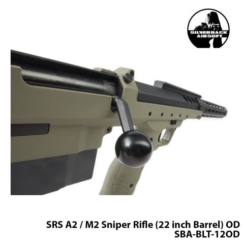 Airsoft Tüfek Sniper SILVERBACK Silverback SRS A2 / M2 22''-HAKİ-SBA-BLT-12OD