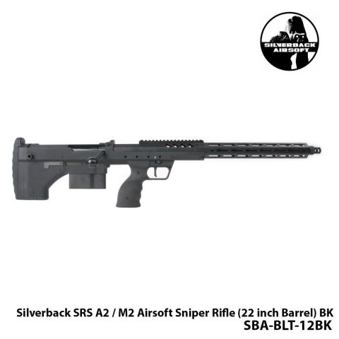 Airsoft Tüfek Sniper SILVERBACK Silverback SRS A2 / M2 16''-SİYAH-SBA-BLT-12BK