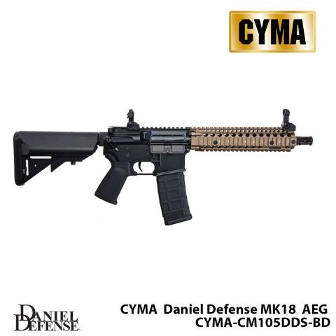 Airsoft Tüfek CYMA Platinum Daniel Defense MK18 CM105DDS-BD