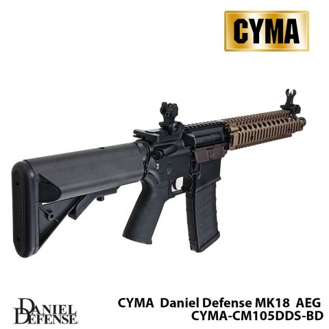 Airsoft Tüfek CYMA Platinum Daniel Defense MK18 CM105DDS-BD