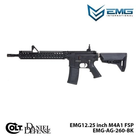 Airsoft Tüfek KİNG ARMS EMG Colt Licensed Daniel Defense 12.25'' M4A1 FSP (EMG-AG-260-BK)