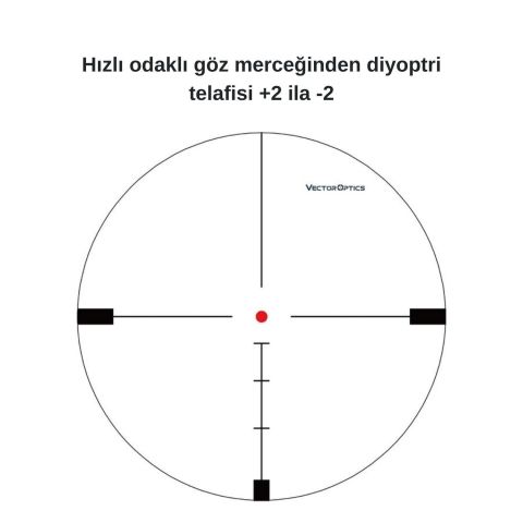 Vector Optics Hugo 4-16x44GT SFP Tüfek Dürbünü SCOL-30