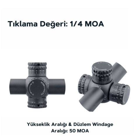 Vector Optics Hugo 4-16x44GT SFP Tüfek Dürbünü SCOL-30